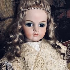 Ободок для волос , старая Чехия , для антикварных кукол и реплик .