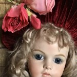 Крупная старинная бутоньерка , 60-е годы , Чехия , букет роз , прекрасное состояние