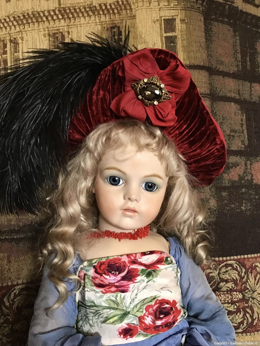 Красный прекрасный хамелеон - мой новый бонет (фото 4)