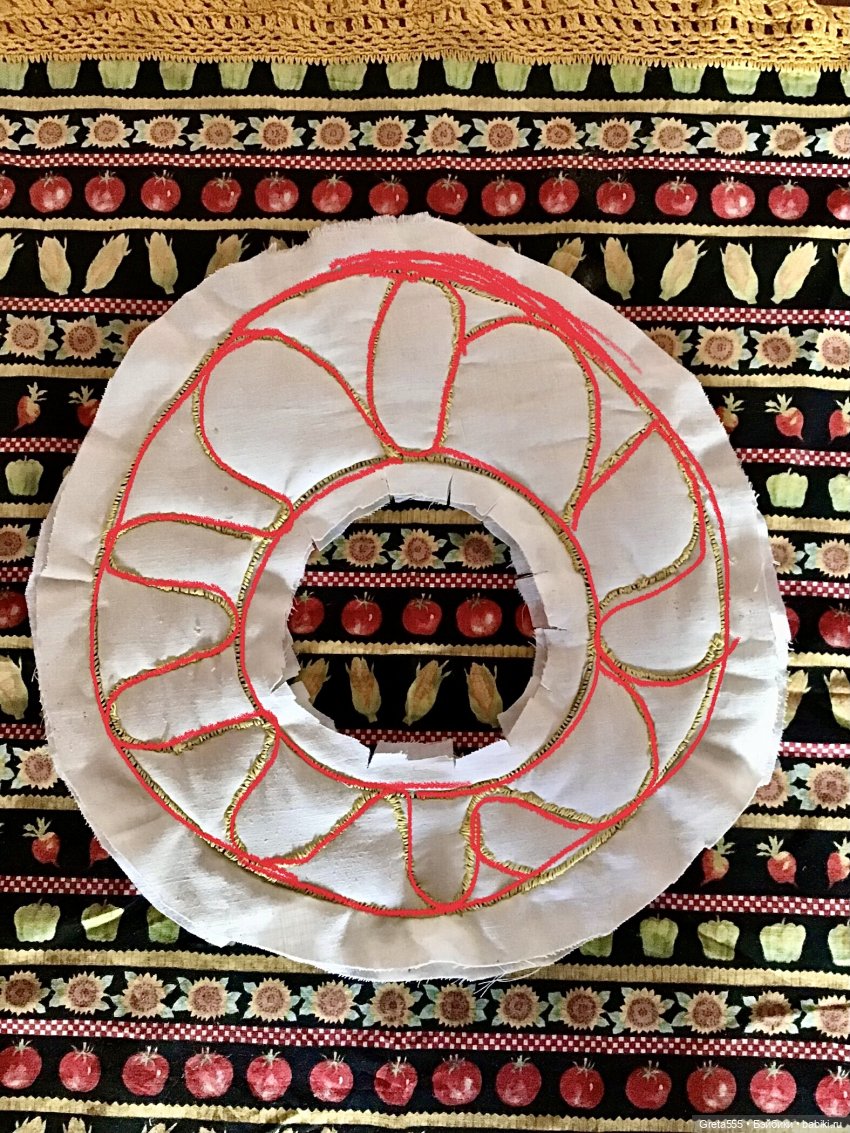 Красный прекрасный хамелеон - мой новый бонет (фото 9)