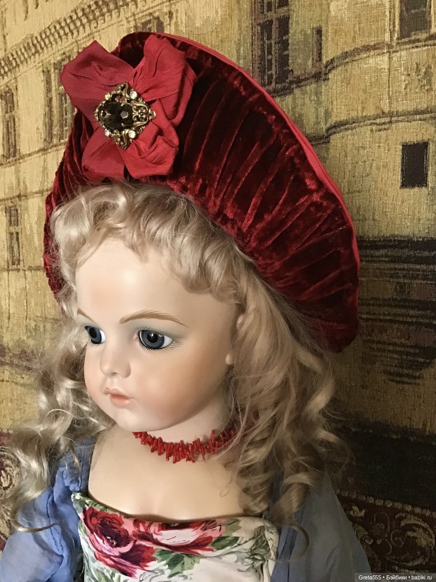 Красный прекрасный хамелеон - мой новый бонет (фото 5)