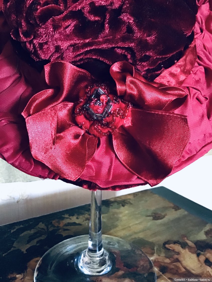 Красный прекрасный хамелеон - мой новый бонет