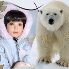 Зимняя куколка Nadin Kidz'n'Cats. ООАК