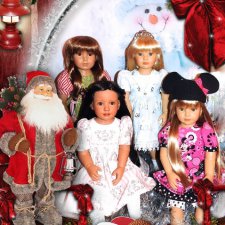 С Рождеством Христовым Всех поздравляют куколки Kidz'n'Cats