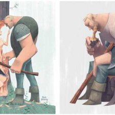 Сентиментальная история о дровосеке и его любимой