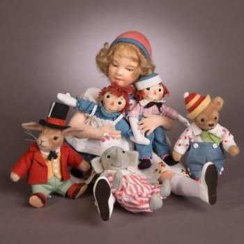 Причудливые фетровые куклы