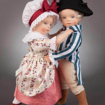 Куклы "GEORGE & MARTHA - ВАШИНГТОН ВАЛЬС"