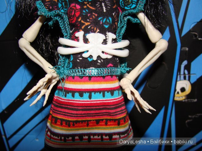 Фотообзор на Скелиту Калаверас (Skelita Calaveras, Monster High)