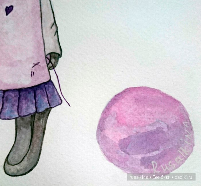 Русалкина /Акварель