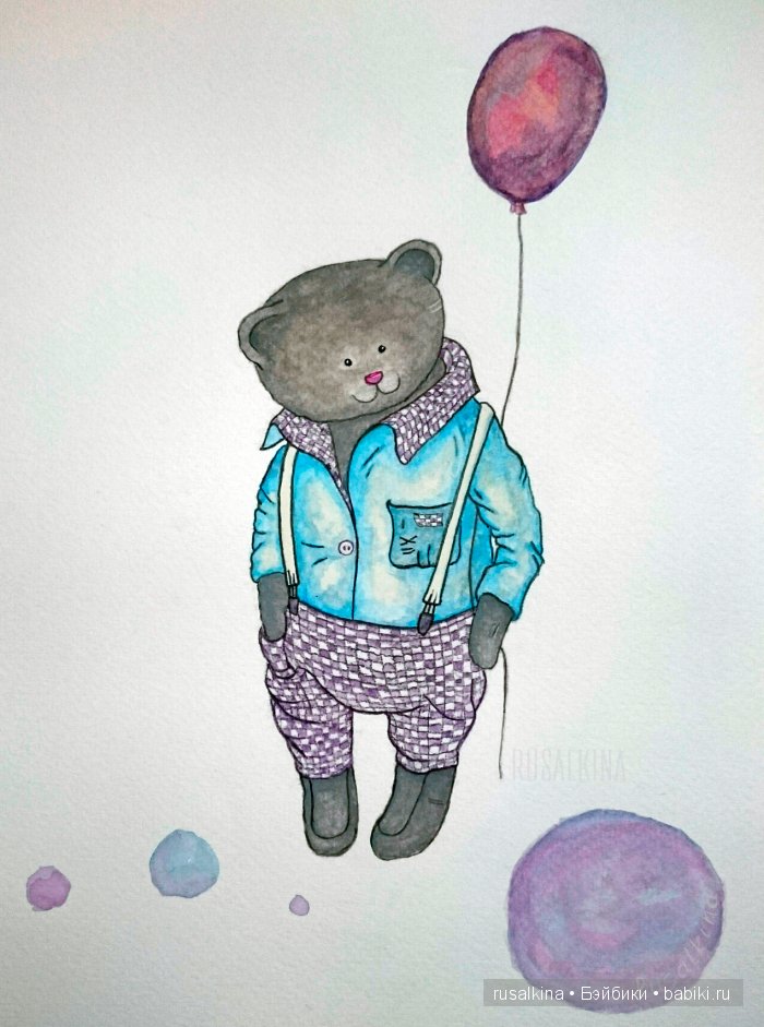 Русалкина /Акварель