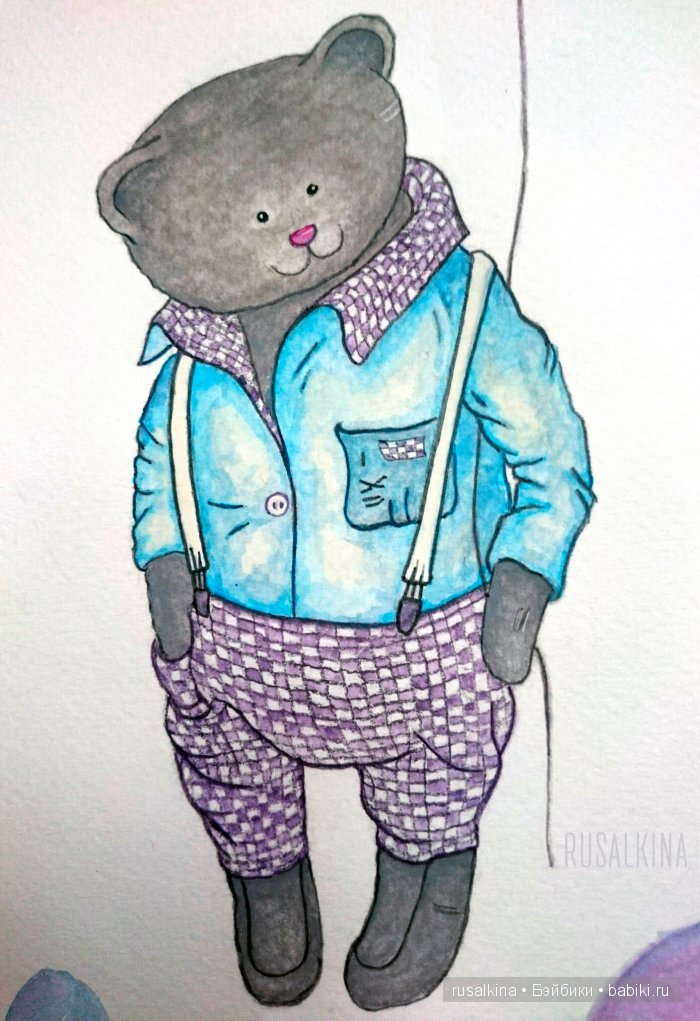 Русалкина /Акварель