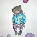 Миша и Зая ТЕДДИ / Акварель #2