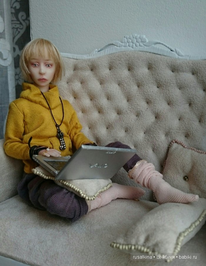 Даша Карбонарова / шарнирная кукла Юлии Туранцевой (фото 5)