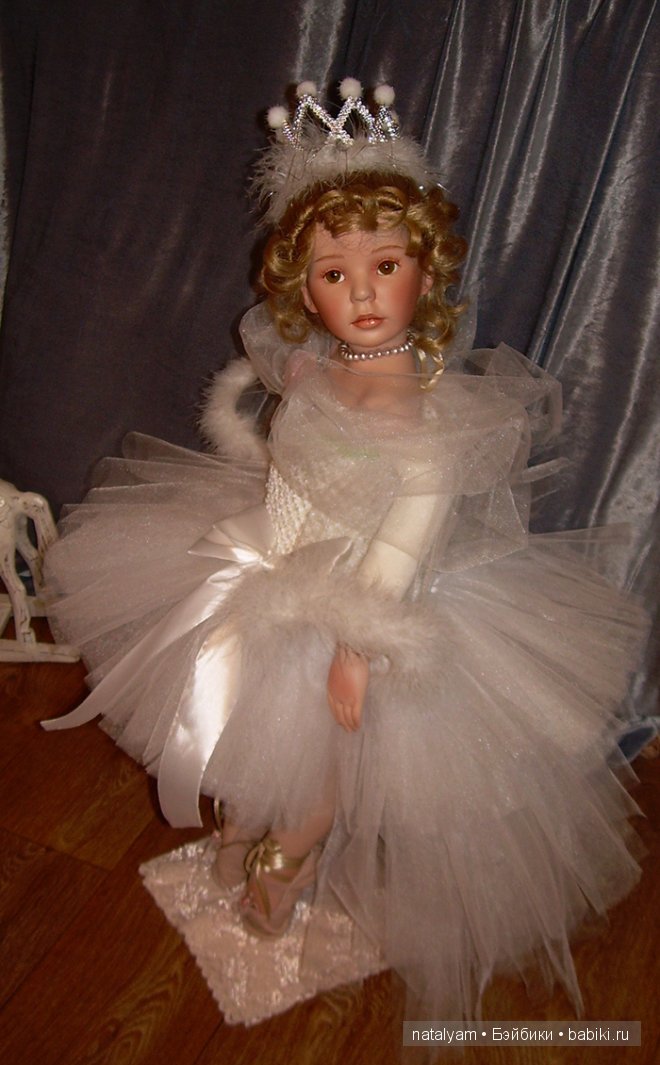 Новый наряд для балеринки, фарфоровой куклы от Донны Руберт (фото 7)