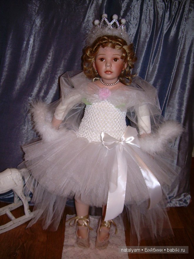 Новый наряд для балеринки, фарфоровой куклы от Донны Руберт (фото 3)