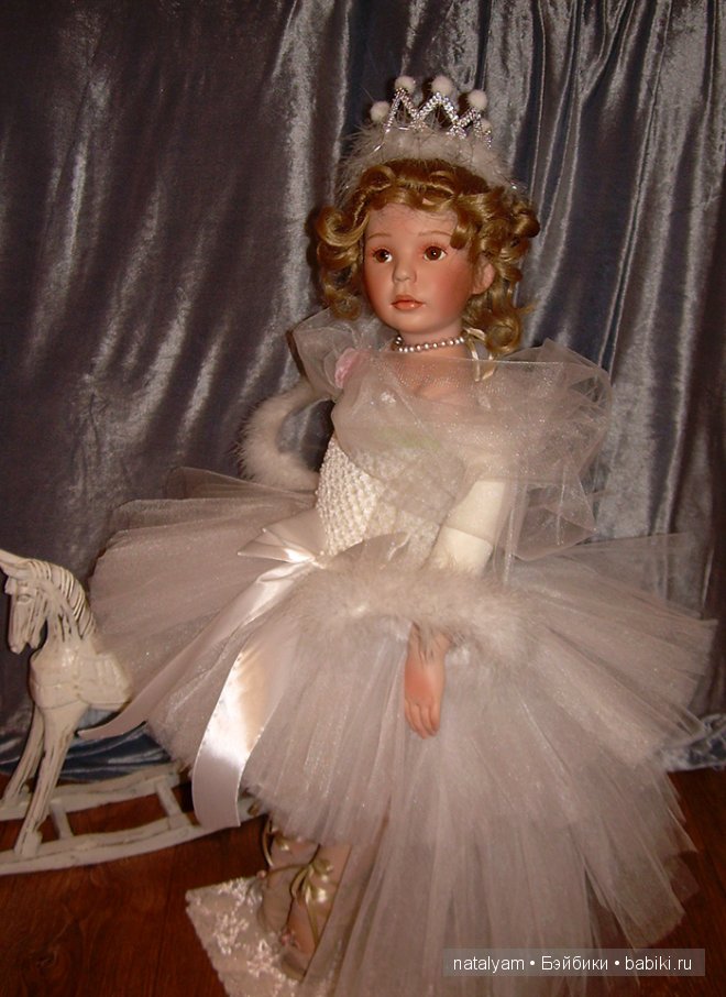 Новый наряд для балеринки, фарфоровой куклы от Донны Руберт (фото 4)