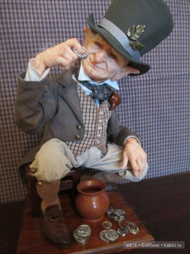 Лепрекон Патрик. Авторская кукла Катрушовой Татьяны