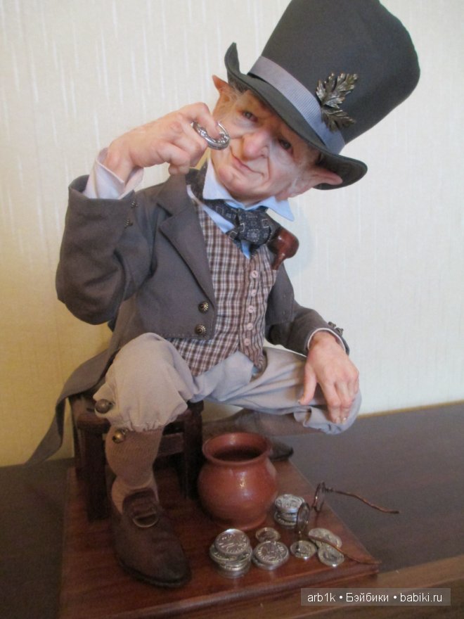 Лепрекон Патрик. Авторская кукла Катрушовой Татьяны (фото 5)