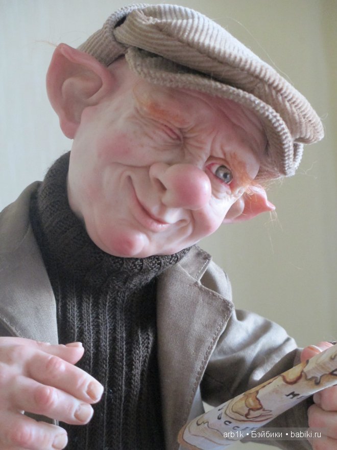 Мистер Хрюк. Авторская кукла Катрушовой Татьяны (фото 3)