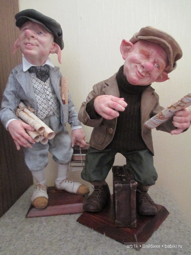 Мистер Хрюк. Авторская кукла Катрушовой Татьяны