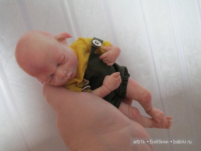 Малыш-гномик Мика. Авторская кукла Катрушовой Татьяны (фото 3)