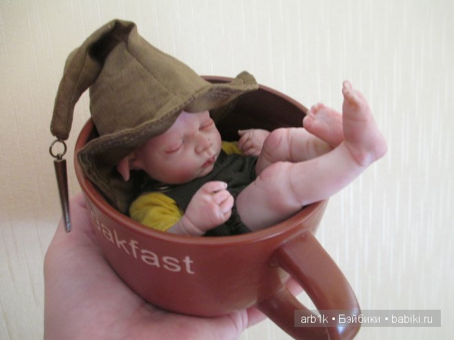 Малыш-гномик Мика. Авторская кукла Катрушовой Татьяны (фото 7)