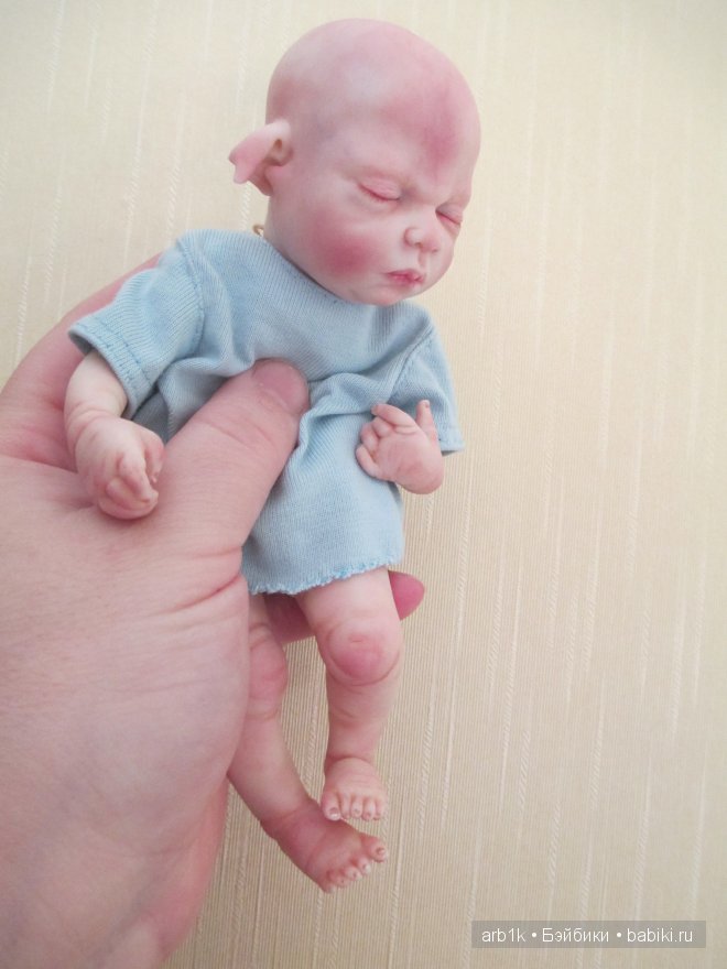 Малыш-гномик Мика. Авторская кукла Катрушовой Татьяны