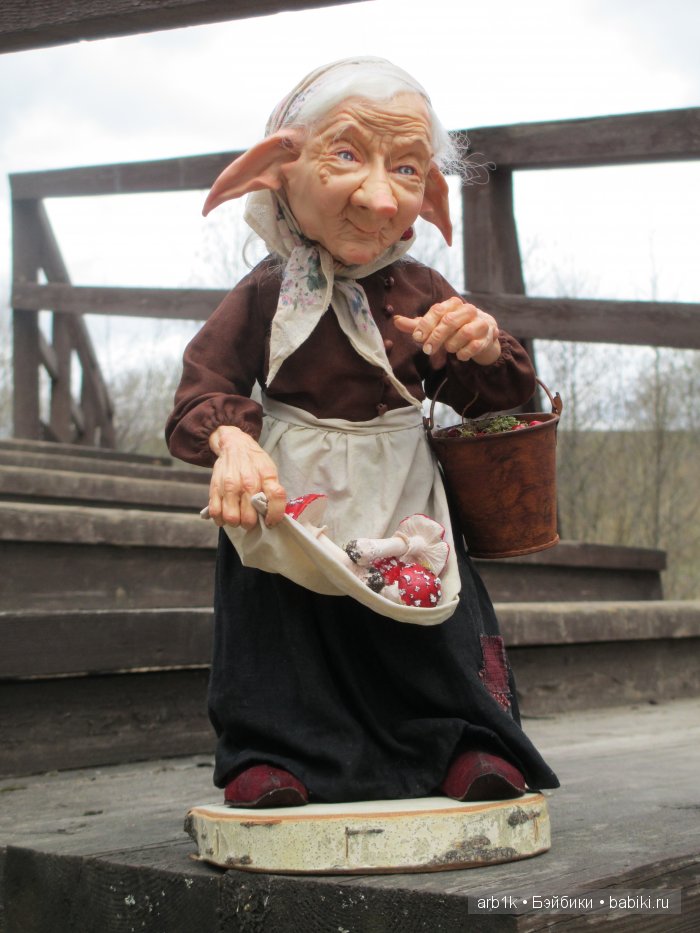 Баба-Яга. Авторская кукла Катрушовой Татьяны