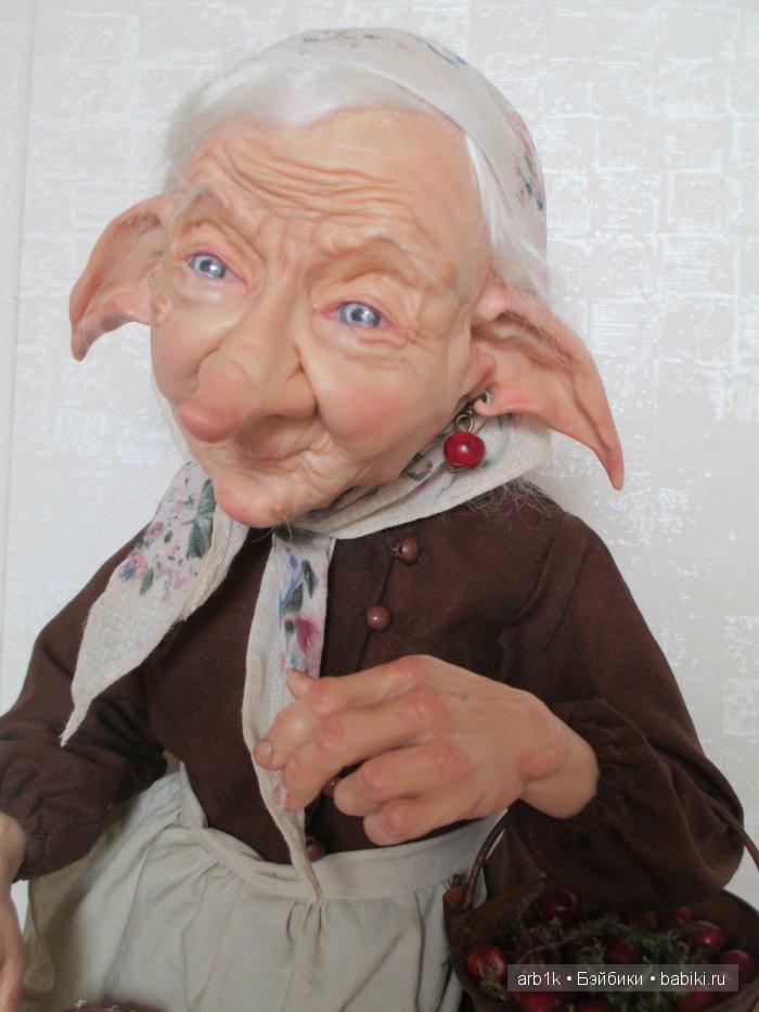 Баба-Яга. Авторская кукла Катрушовой Татьяны