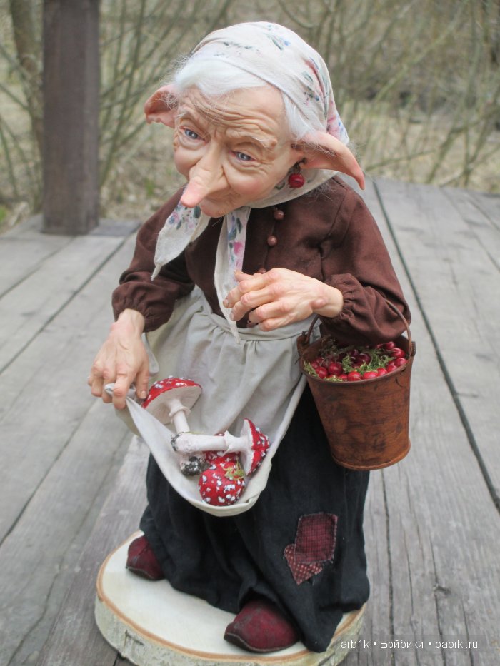 Баба-Яга. Авторская кукла Катрушовой Татьяны (фото 10)