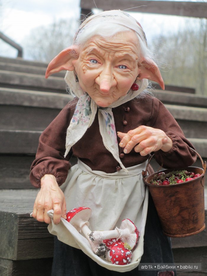 Баба-Яга. Авторская кукла Катрушовой Татьяны (фото 8)