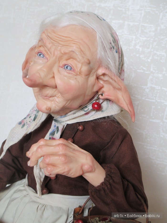 Баба-Яга. Авторская кукла Катрушовой Татьяны