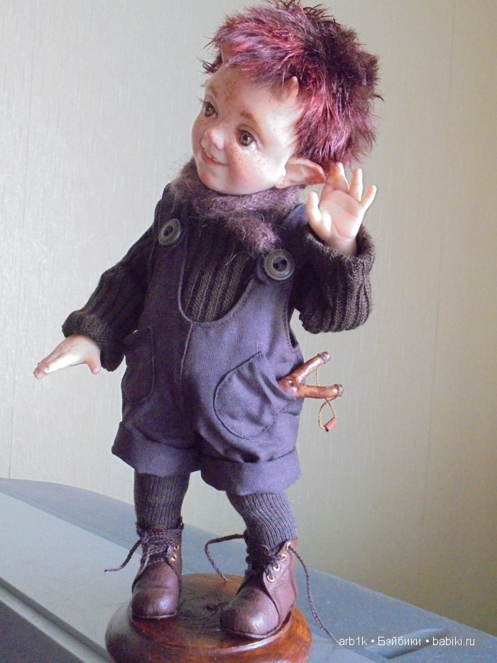 Чертенок по имени Коул. Авторская кукла Катрушовой Татьяны (фото 4)
