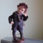 Чертенок по имени Коул. Авторская кукла Катрушовой Татьяны