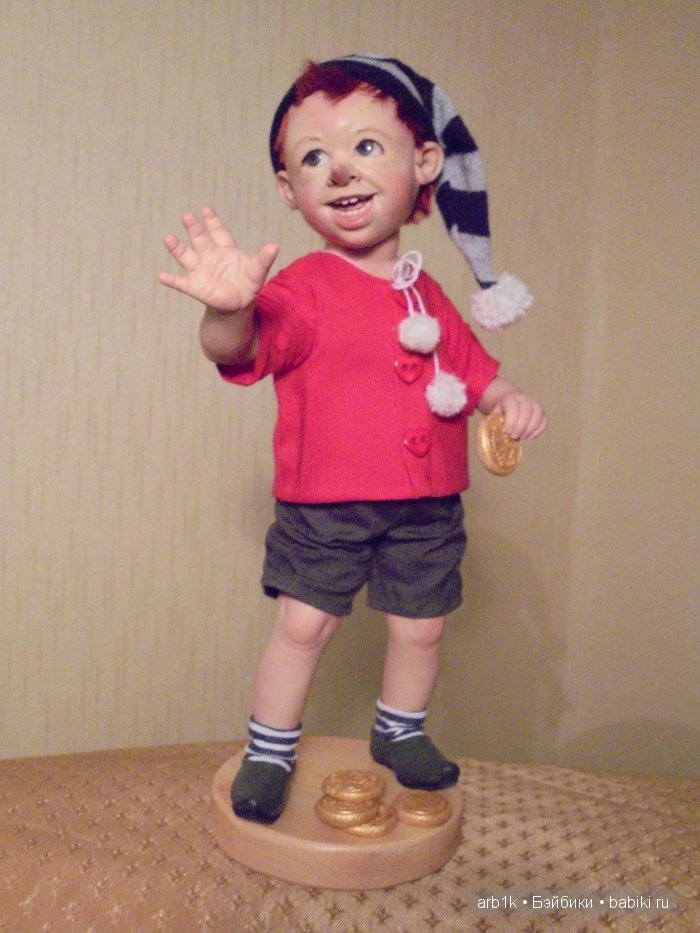 Буратино. Авторская кукла Катрушовой Татьяны (фото 4)