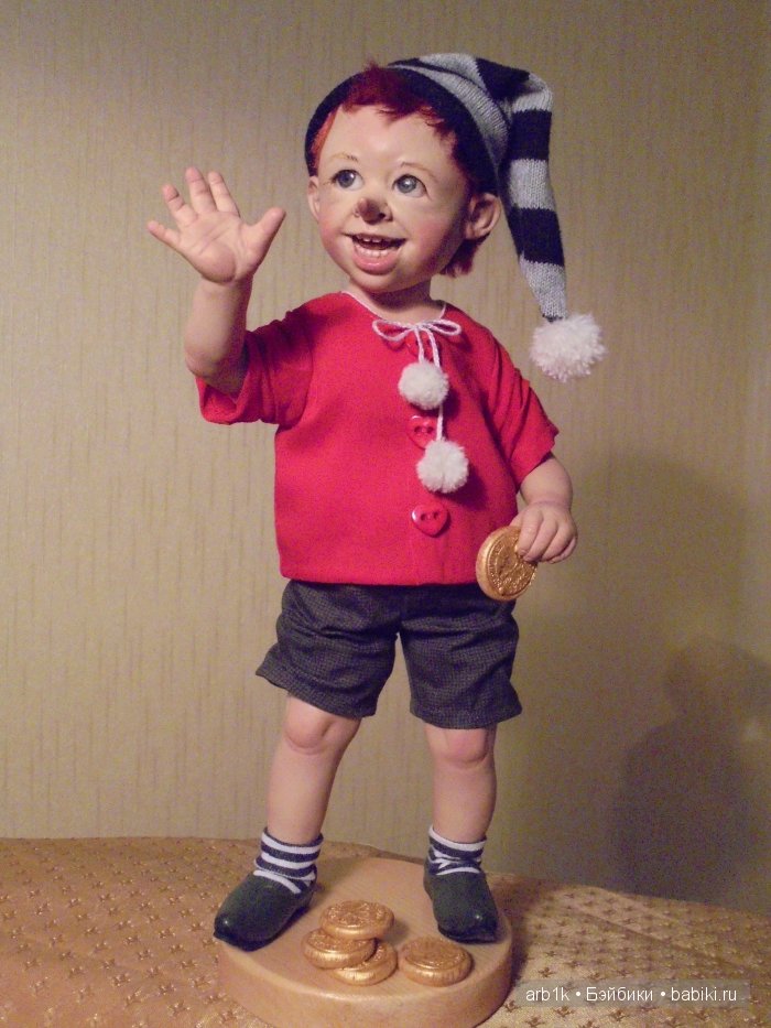 Буратино. Авторская кукла Катрушовой Татьяны (фото 2)