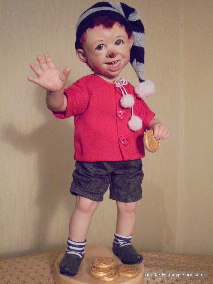 Буратино. Авторская кукла Катрушовой Татьяны (фото 6)