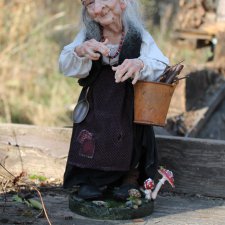 Баба-Яга. Авторская кукла Катрушовой Татьяны