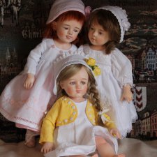 Три Мери. Авторские куклы Катрушовой Татьяны