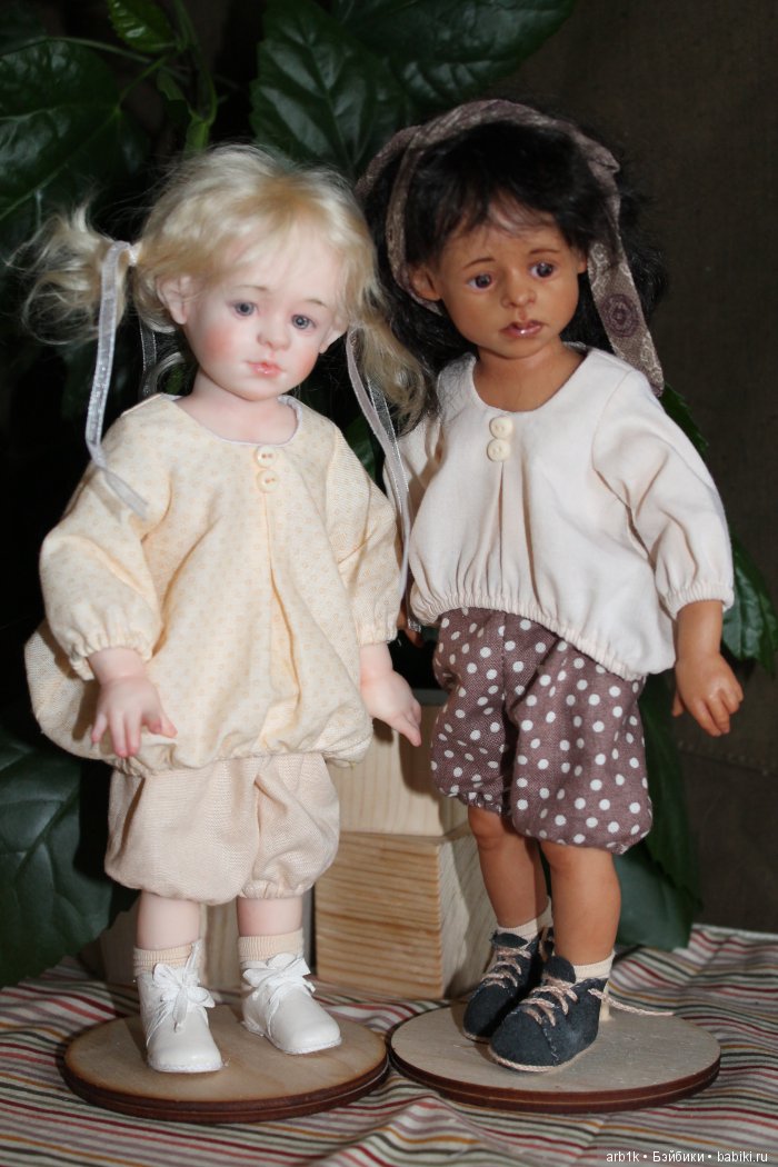 Мира и Анжелика. Авторские куклы Катрушовой Татьяны