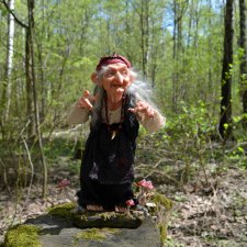 Баба-Яга №2 Авторская кукла Катрушовой Татьяны