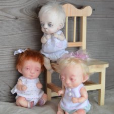 Каспер и его подружки. Авторские куклы Катрушовой Татьяны