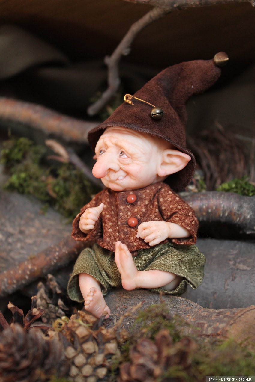 Лесные гномики. Авторские куклы Катрушовой Татьяны