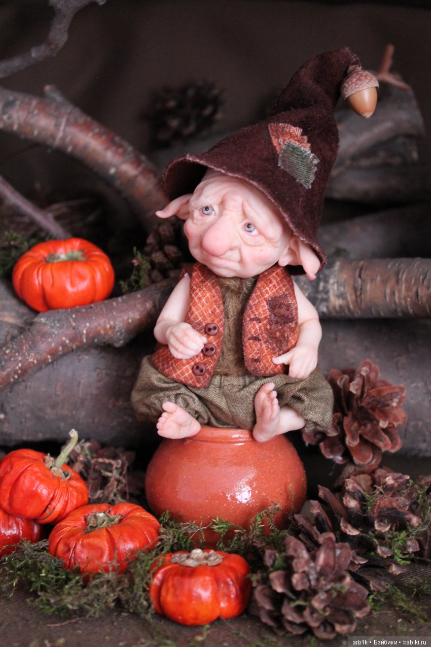 Лесные гномики. Авторские куклы Катрушовой Татьяны (фото 5)