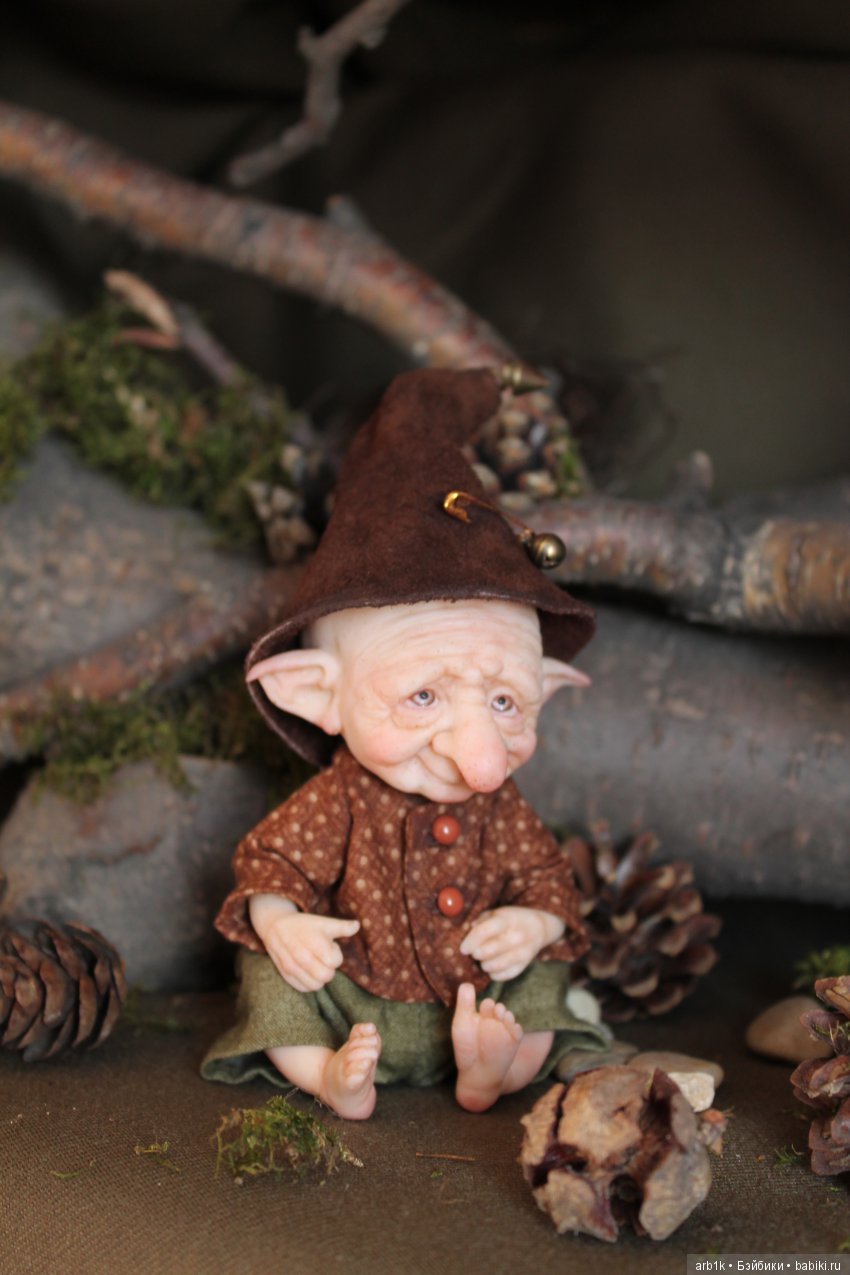 Лесные гномики. Авторские куклы Катрушовой Татьяны