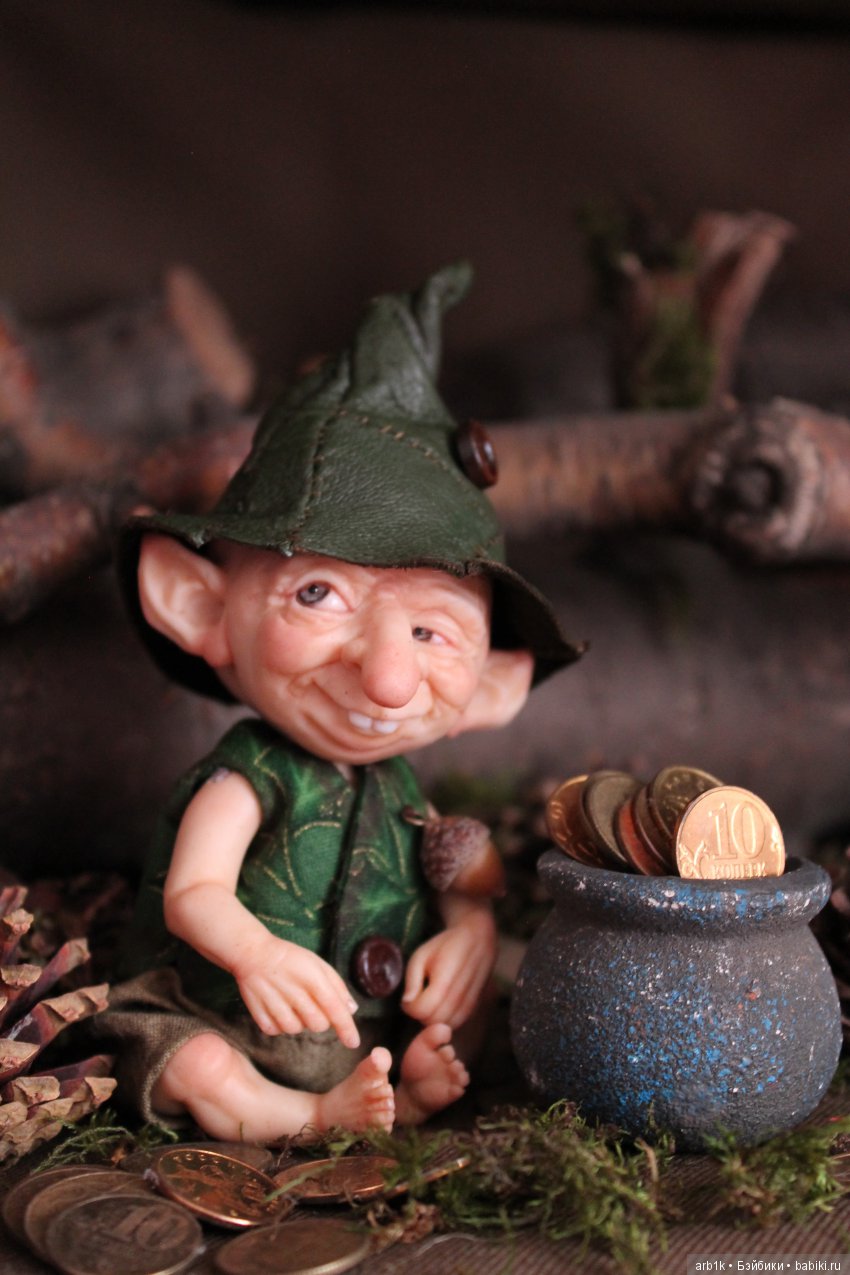 Лесные гномики. Авторские куклы Катрушовой Татьяны (фото 9)