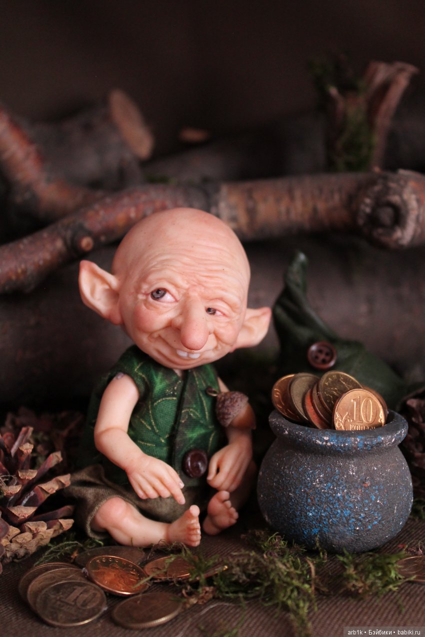 Лесные гномики. Авторские куклы Катрушовой Татьяны