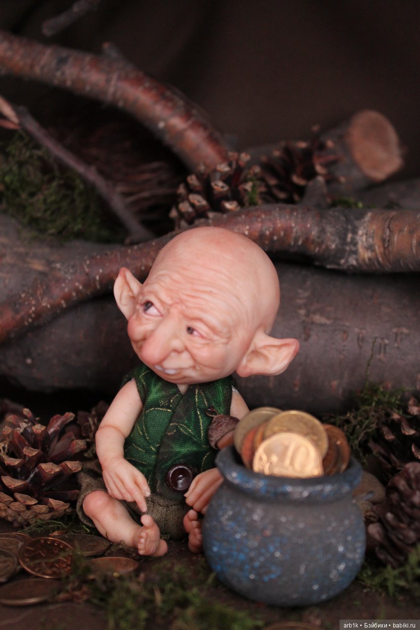 Лесные гномики. Авторские куклы Катрушовой Татьяны (фото 10)
