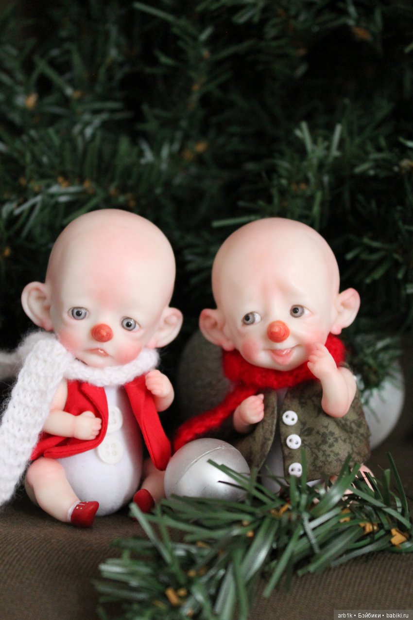 Снеговички. Авторские куклы Катрушовой Татьяны