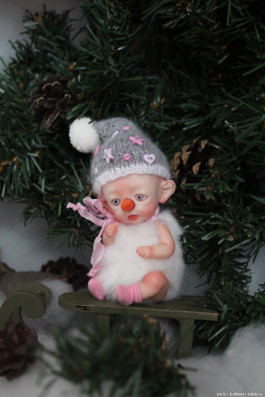 Новогодние малыши.Авторские куклы Катрушовой Татьяны